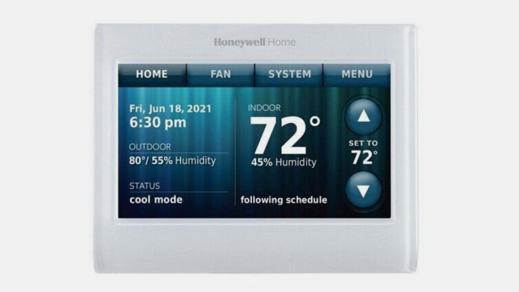 Honeywell Thermostat on Touchscreen Models